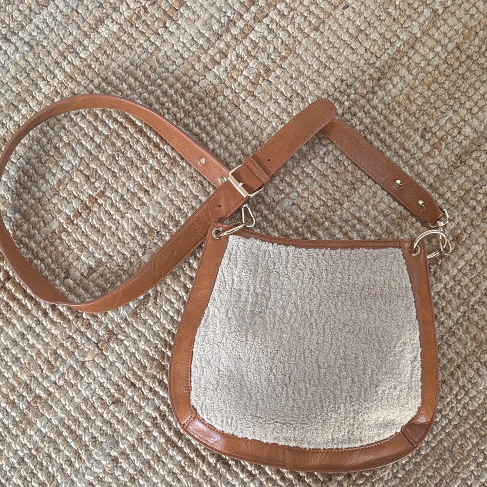Shearling Crossbody Bog